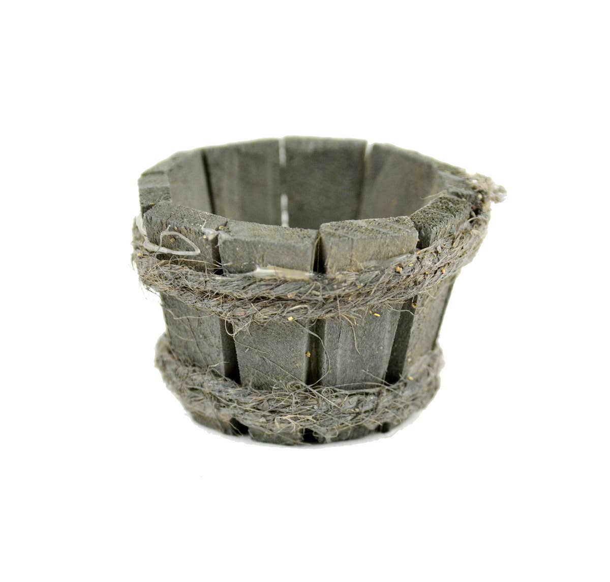 Mini Garden Wooden Bucket