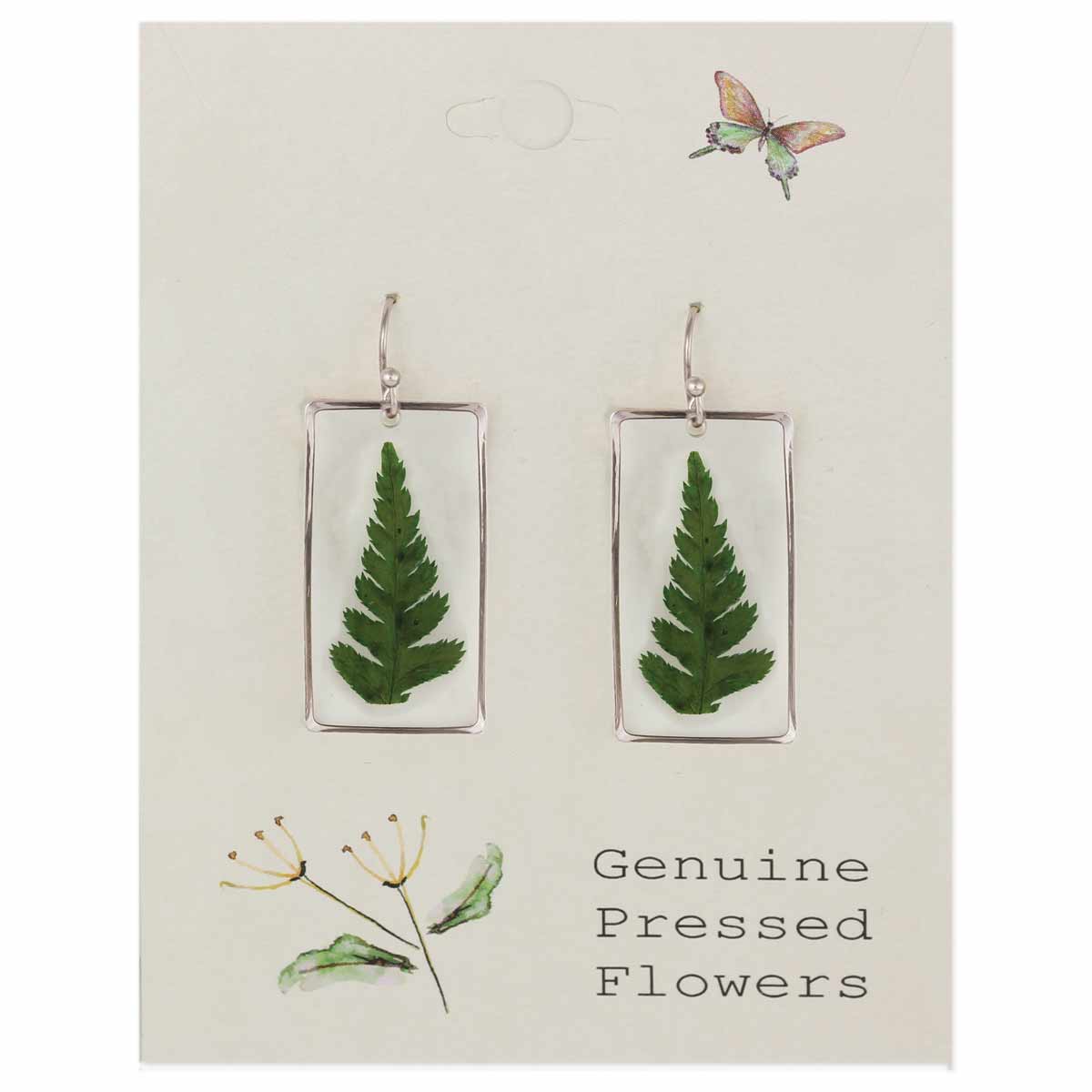 Fern Resin Earrings