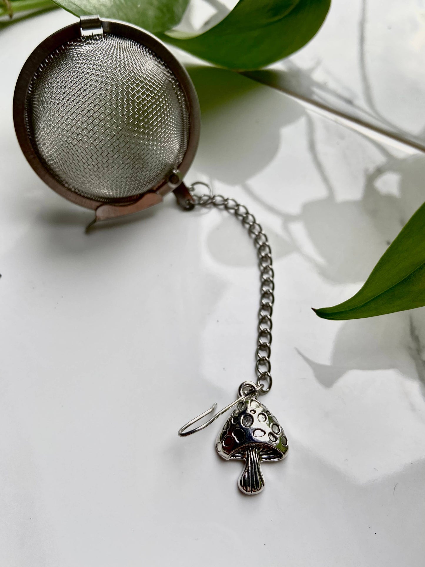 Tea Ball | Silver Mushroom