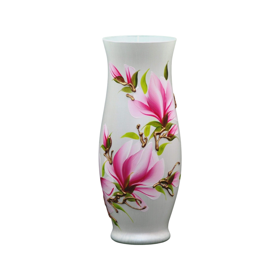 Hand Painted | Glass Vase Floor/Table