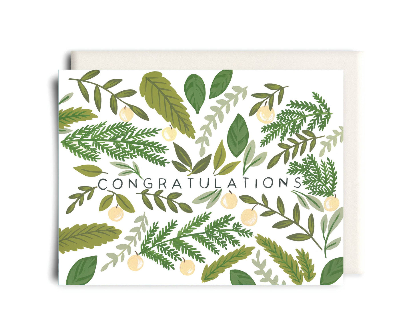 Congratulations Foliage Card