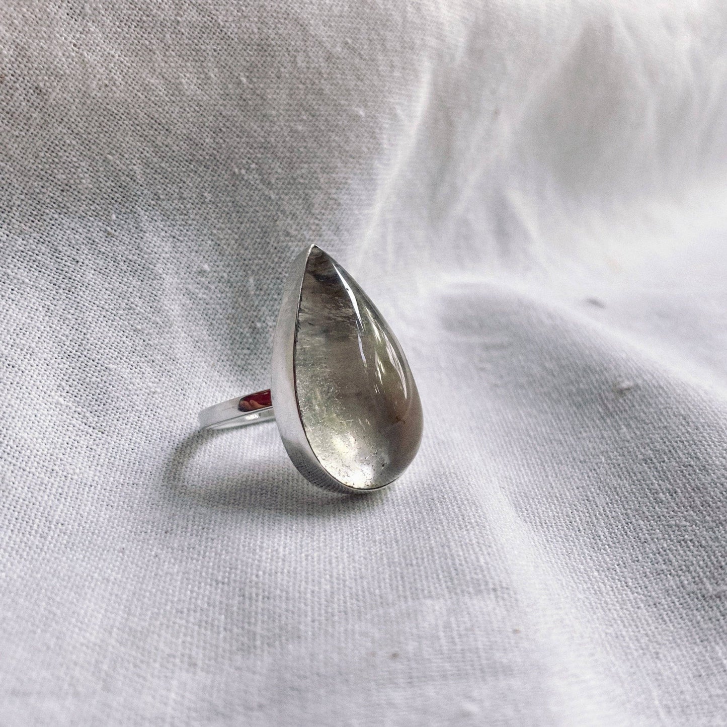 Phantom Quartz Sterling Silver Ring