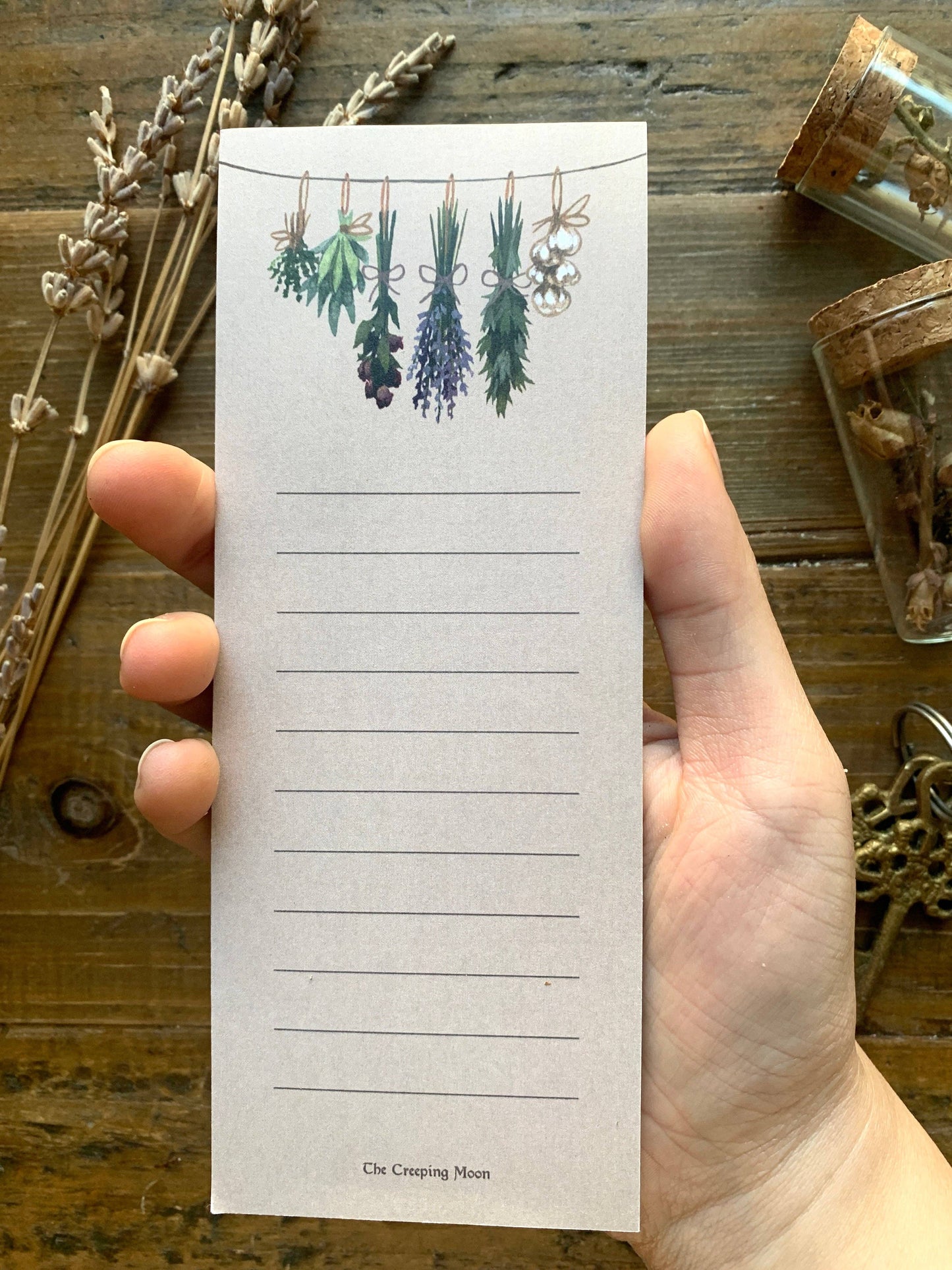 Witch's Herbs  Notepad