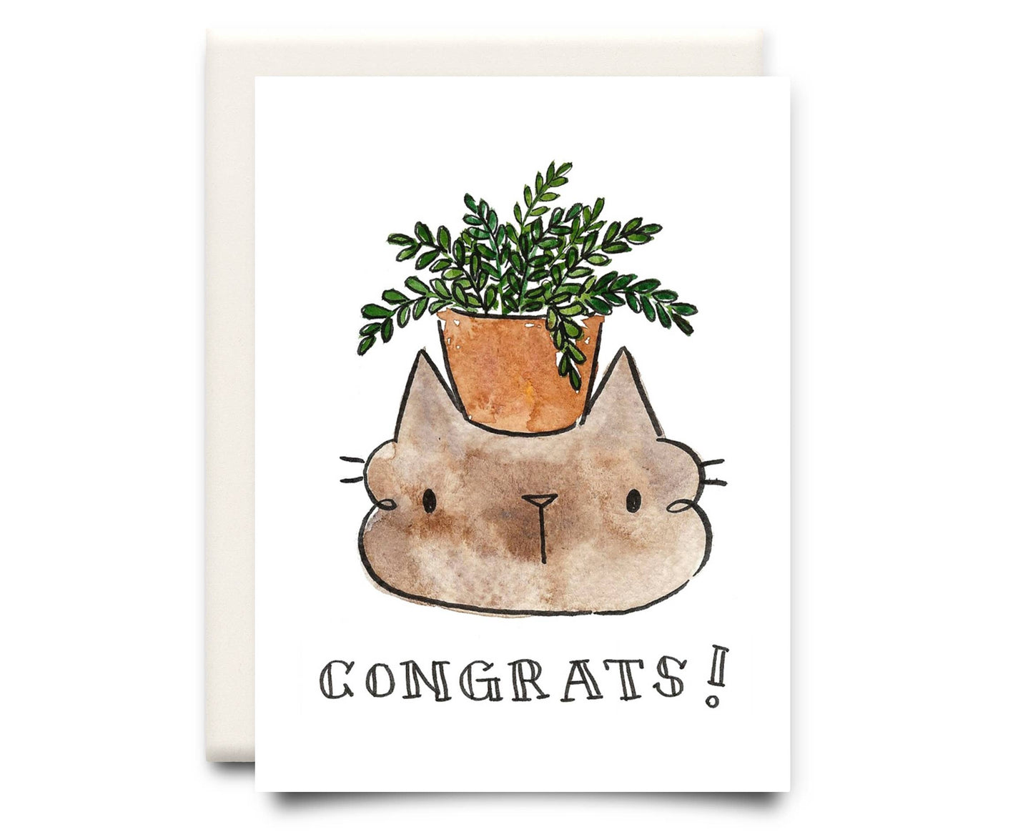 Congrats Cat Card