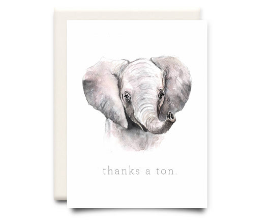 Thanks a Ton | Thank You Card
