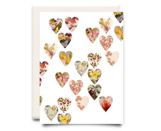 Hearts Collage Card