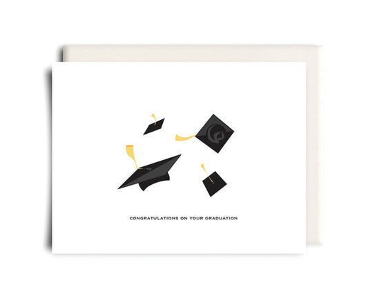 Grad Hats | Graduation Greeting Card