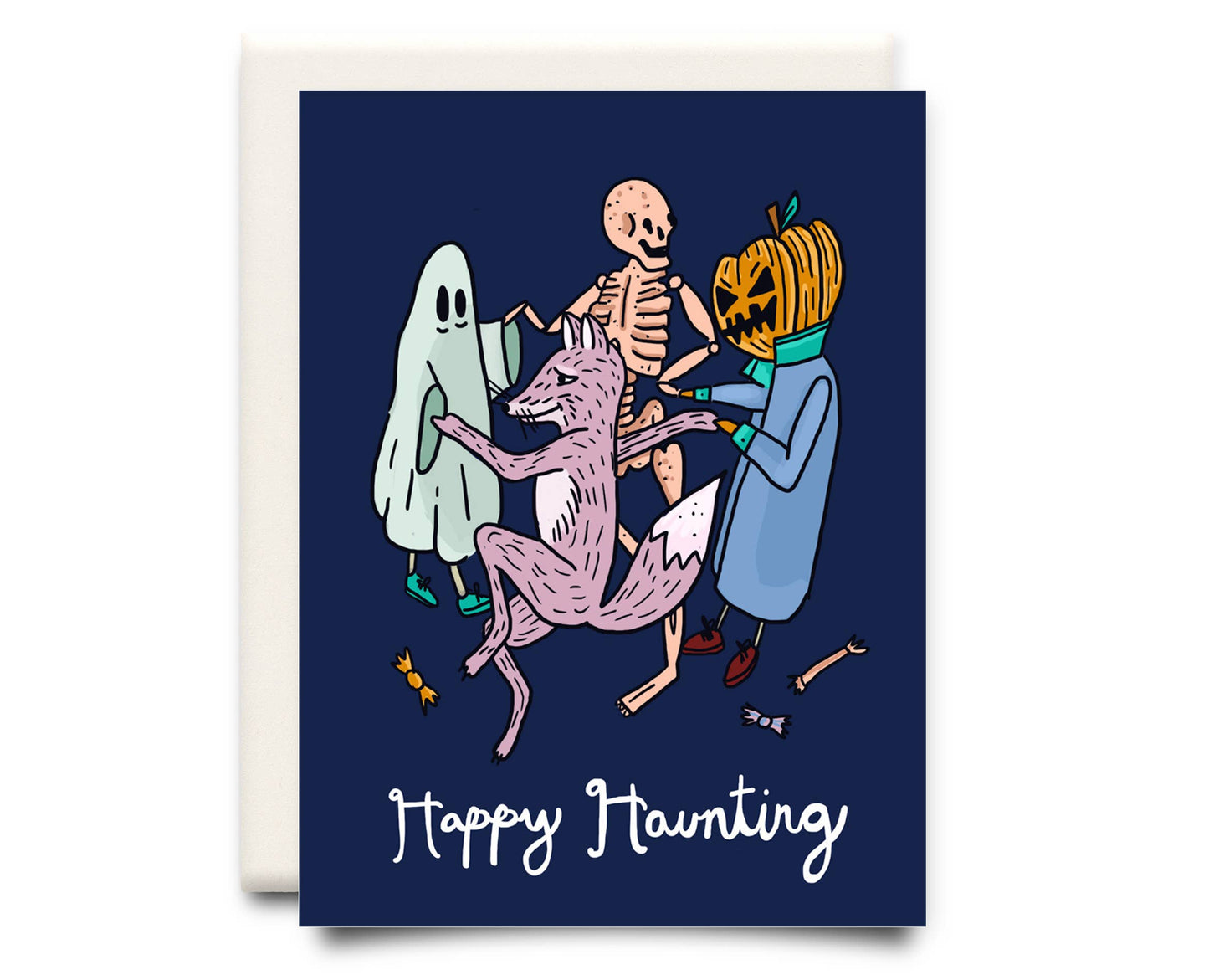 Happy Hunting | Halloween Greeting Card