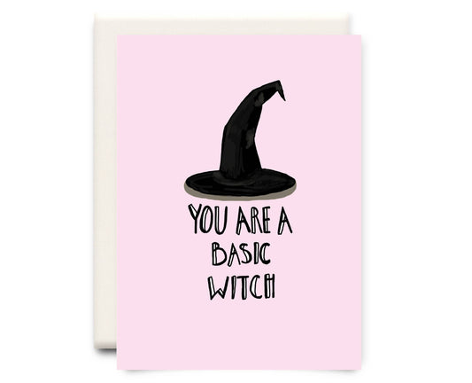 Basic Witch Halloween  Card