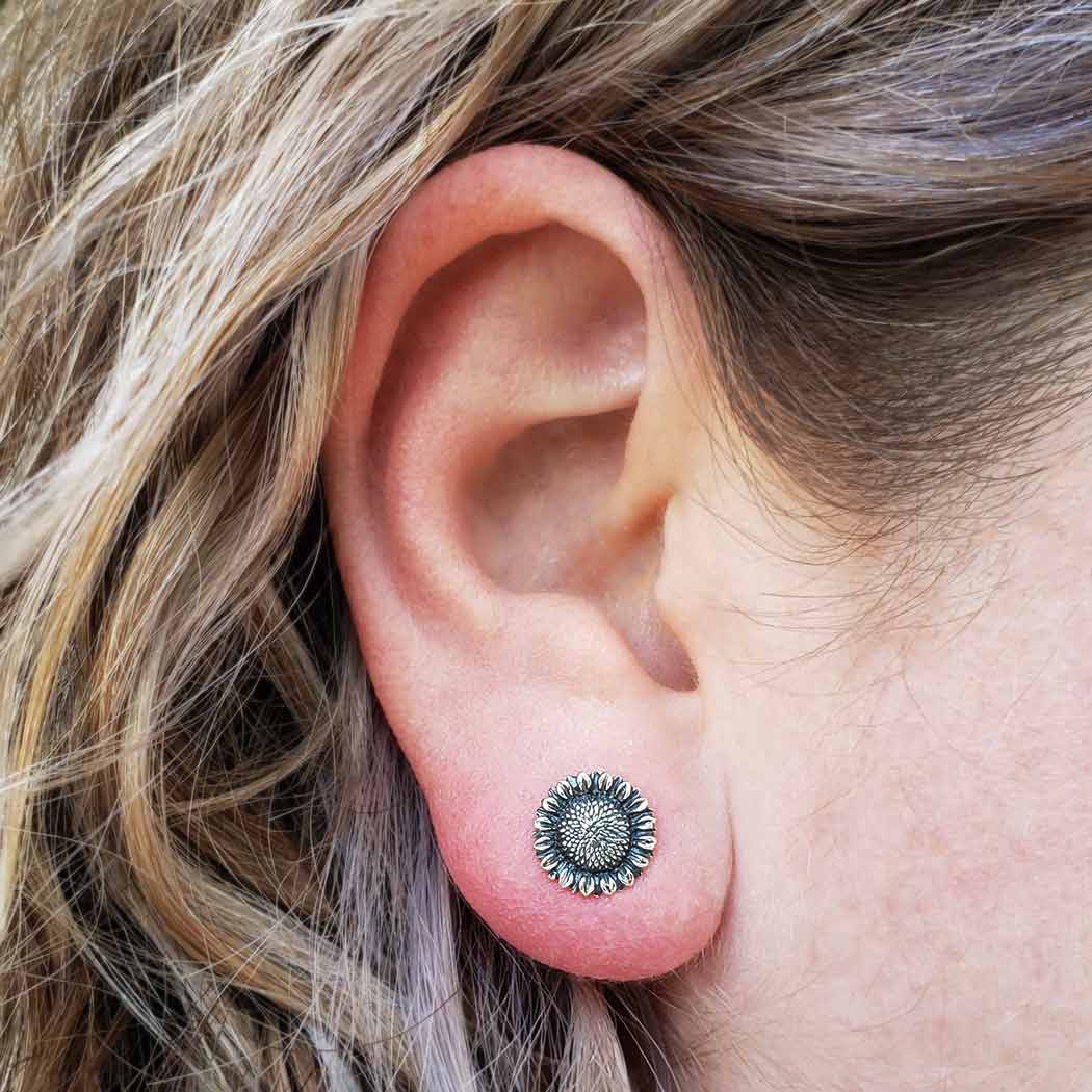 Sunflower Stud Earrings