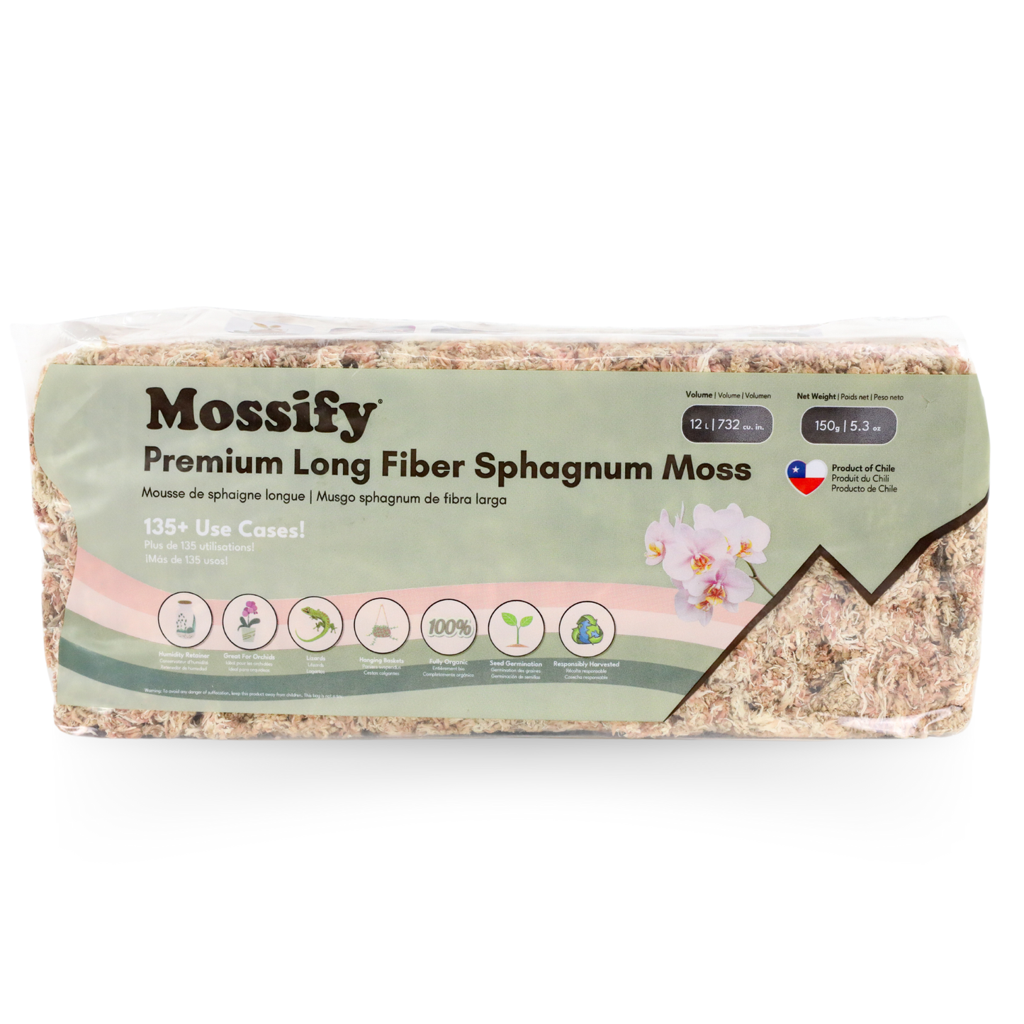 Long Fibre Sphagnum Moss Mossify