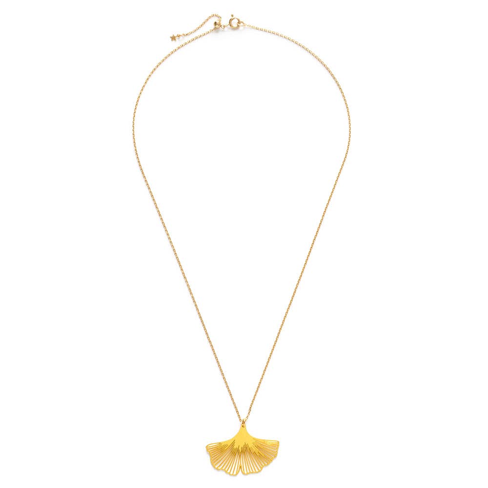 Ginkgo Leaf Necklace