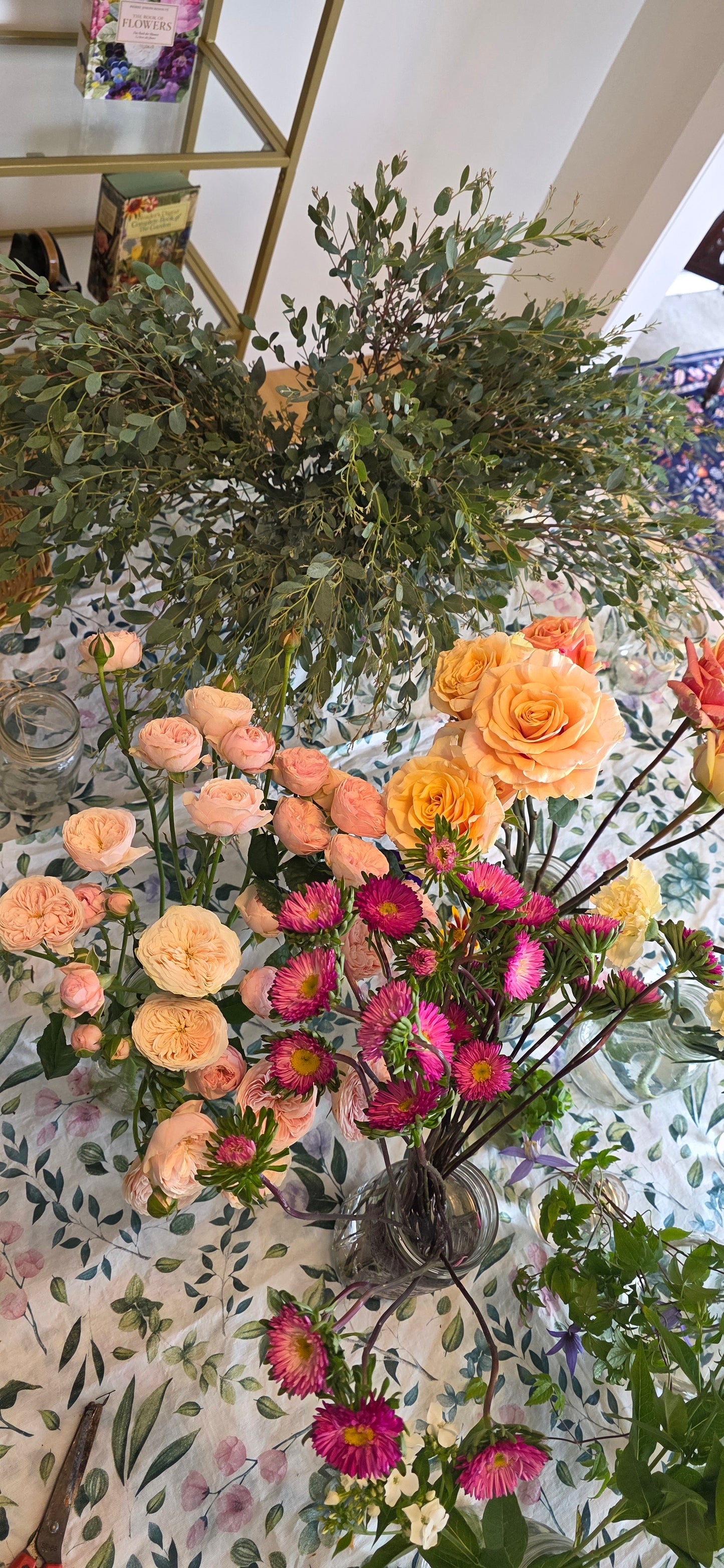 WORKSHOP | Floral dye + print and vase arrangement