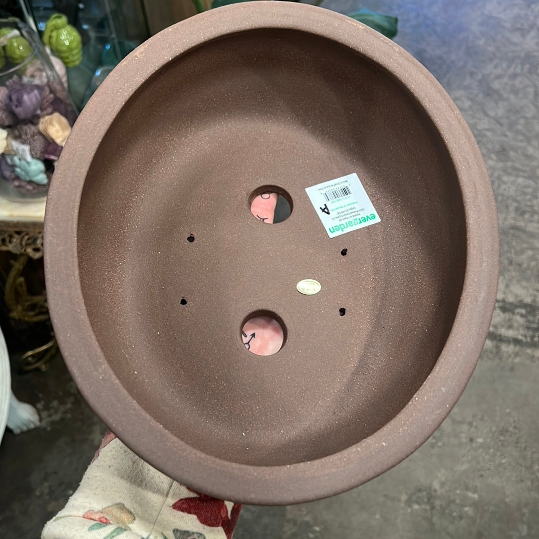 Bonsai Planters 12” Unglazed Ceramic