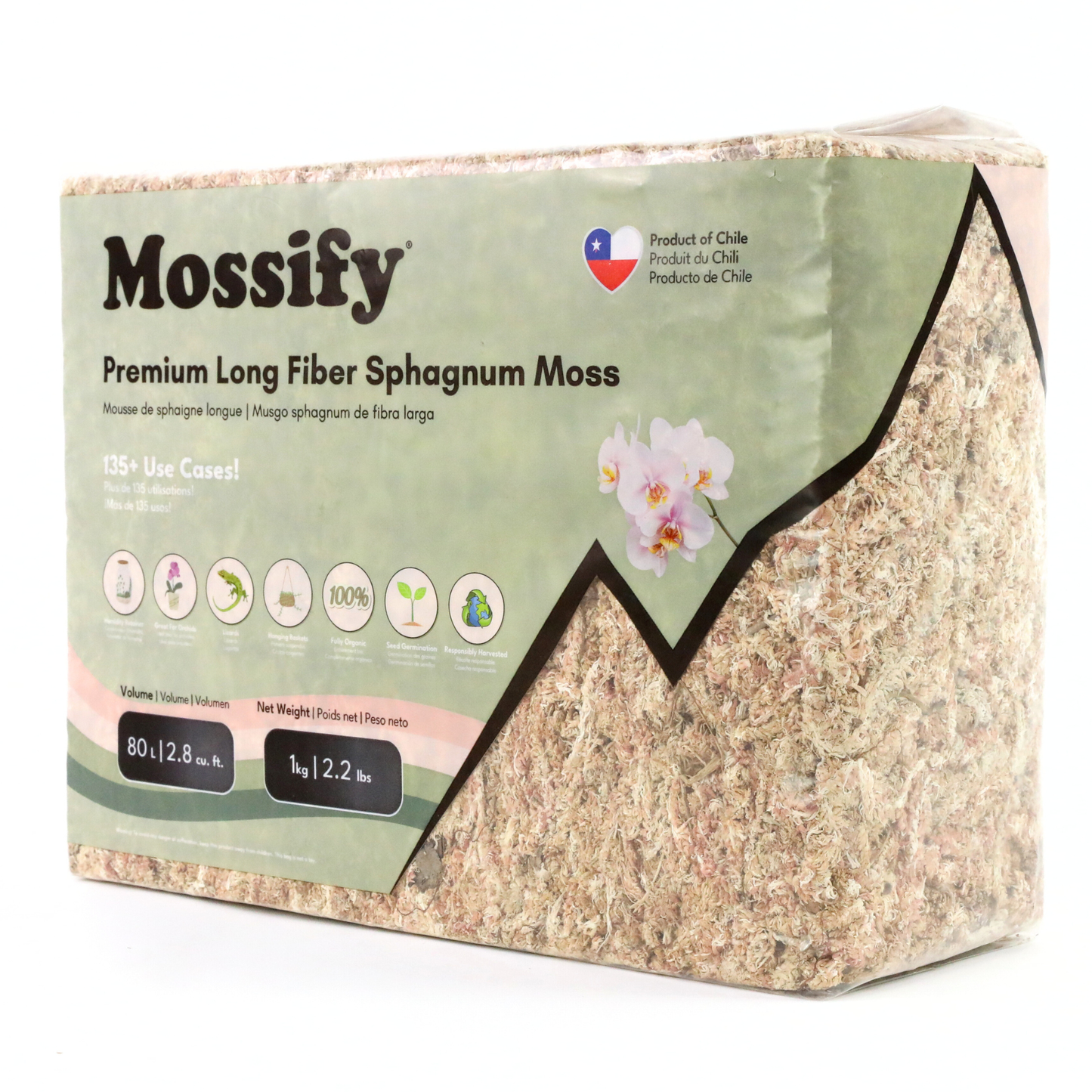 Long Fibre Sphagnum Moss Mossify