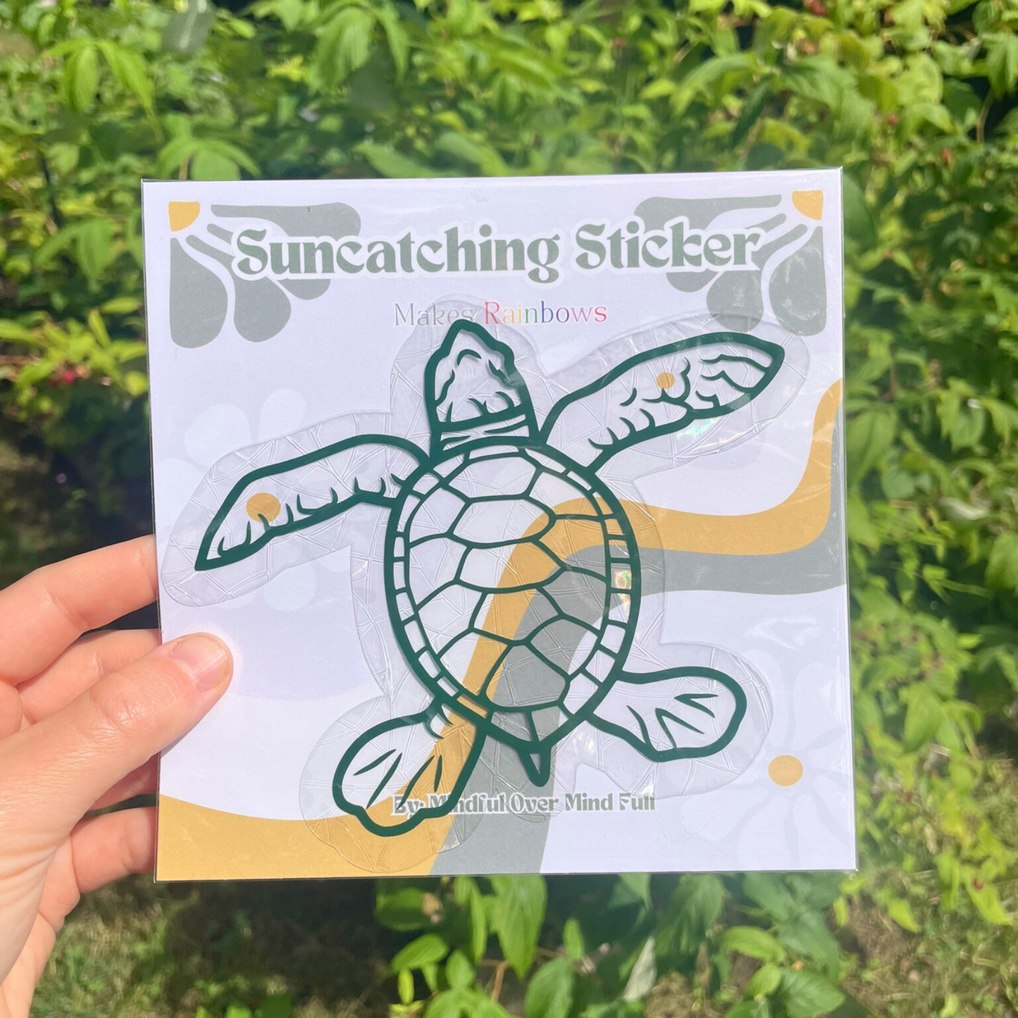 Suncatcher Sticker  Turtle