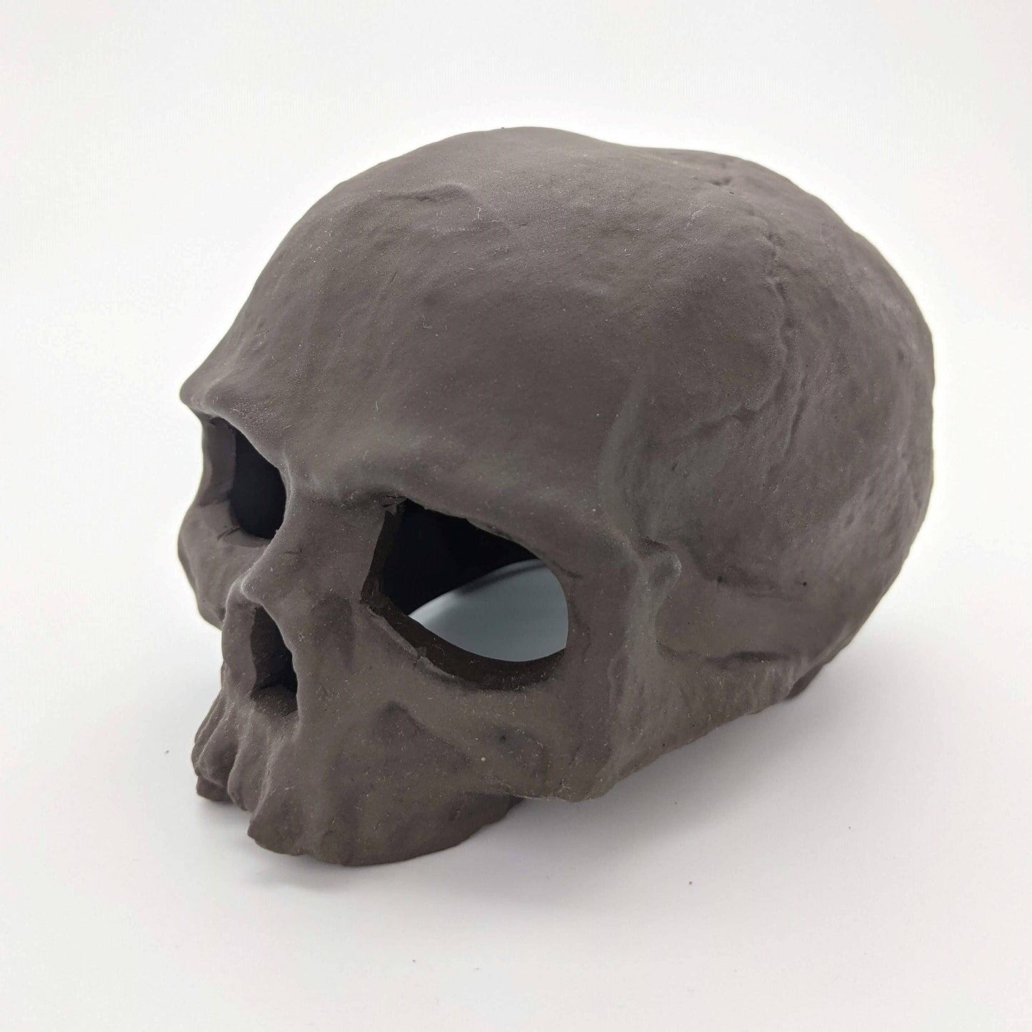 Ceramic Skull Terrarium Decor