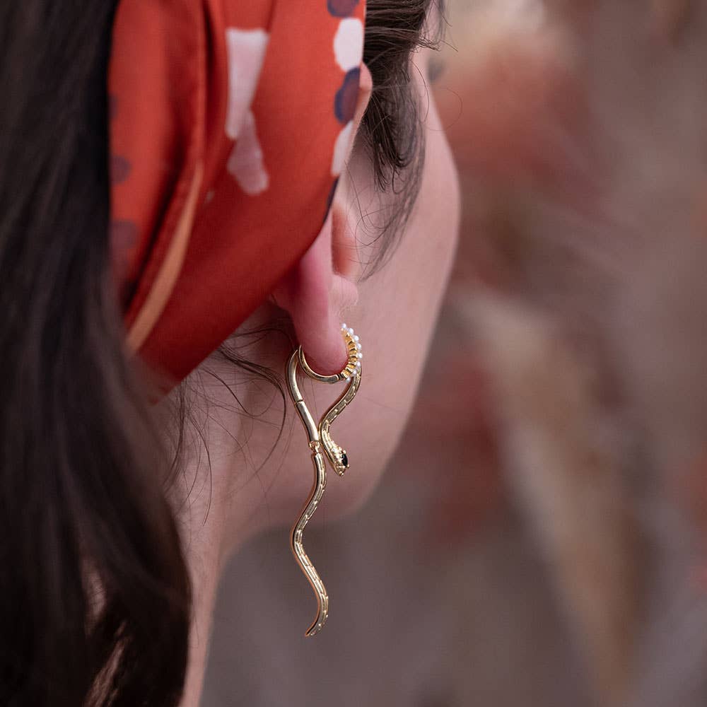 Snake Dangle Earrings