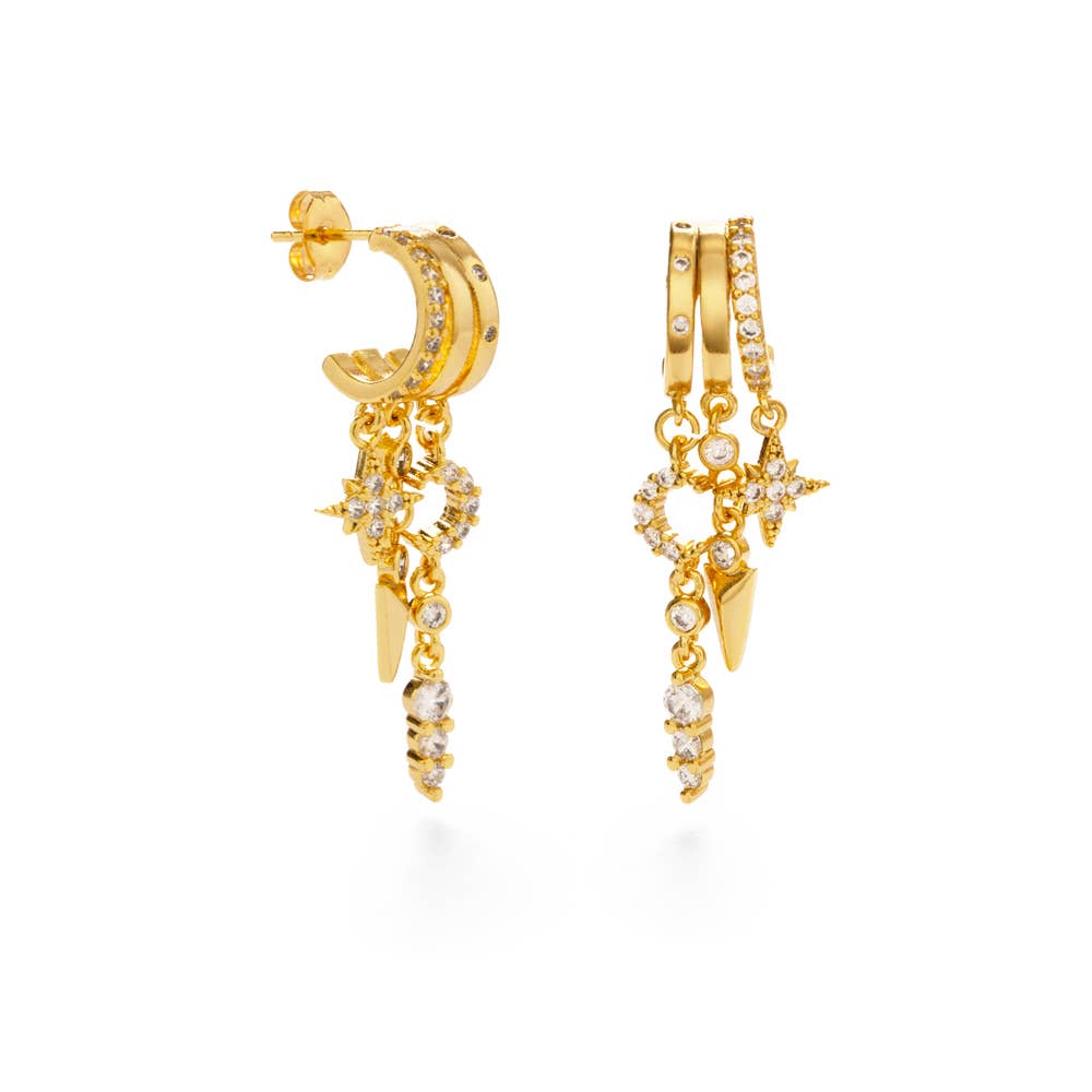 Mystic Moon Earring Stack