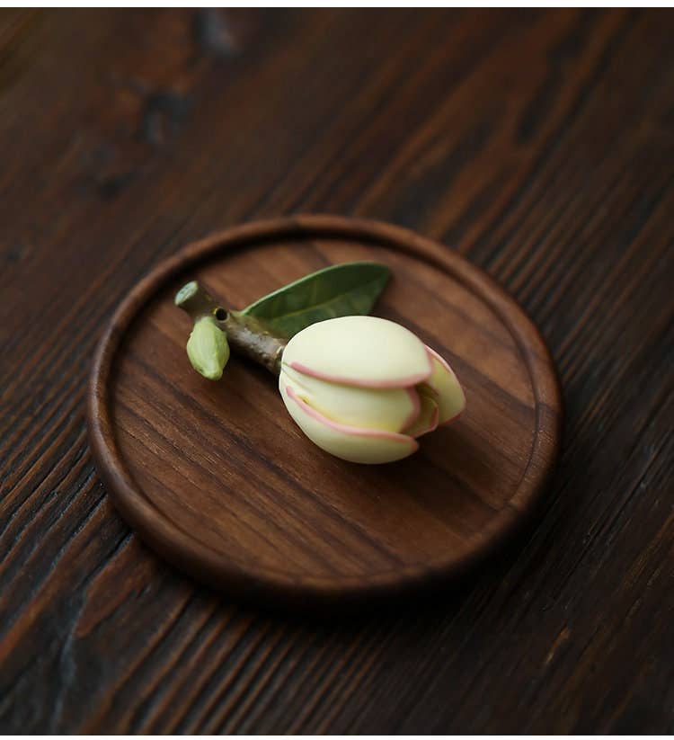 Ceramic Flower Incense Holder Set