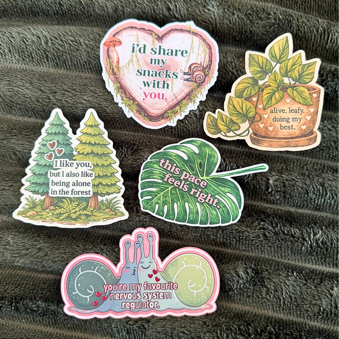 Sticker  I'd Share My Snacks With You