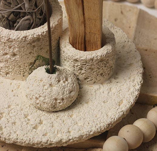 Sage Thread Peruvian Sacred Wood Burning Holder