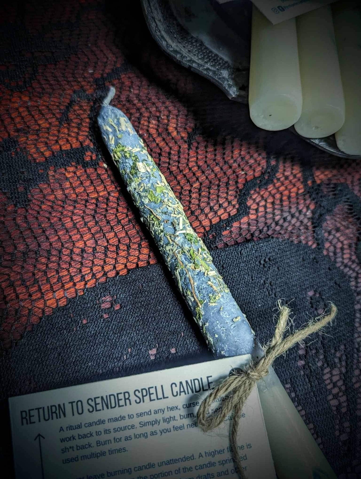 Return to Sender Spell Taper Candle