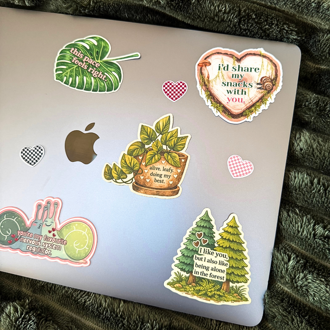Sticker  I'd Share My Snacks With You