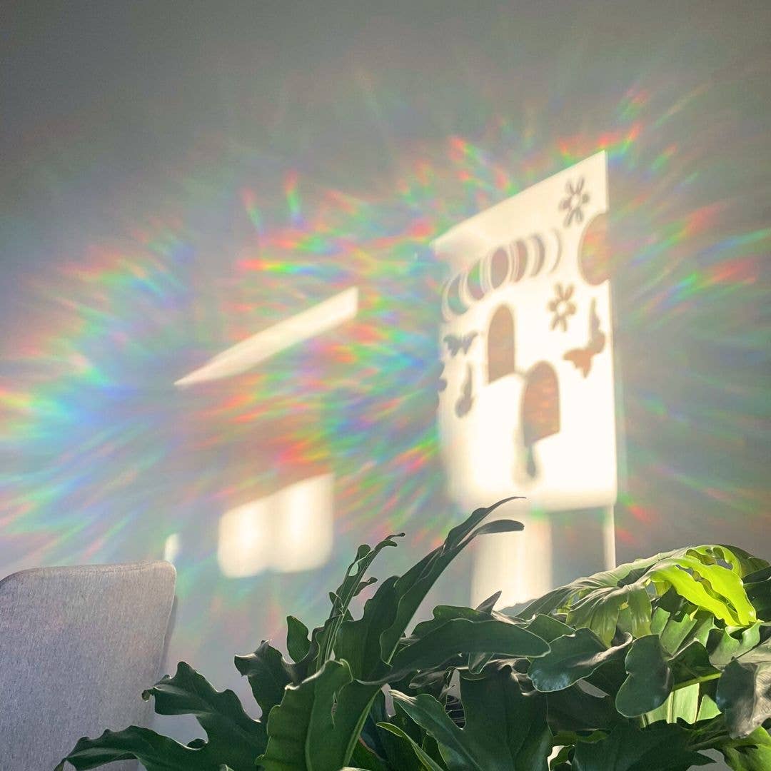 Celestial Moth Suncatcher Sticker