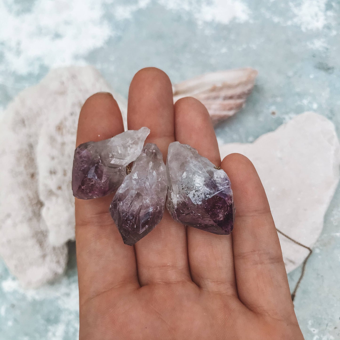 Large Amethyst necklace