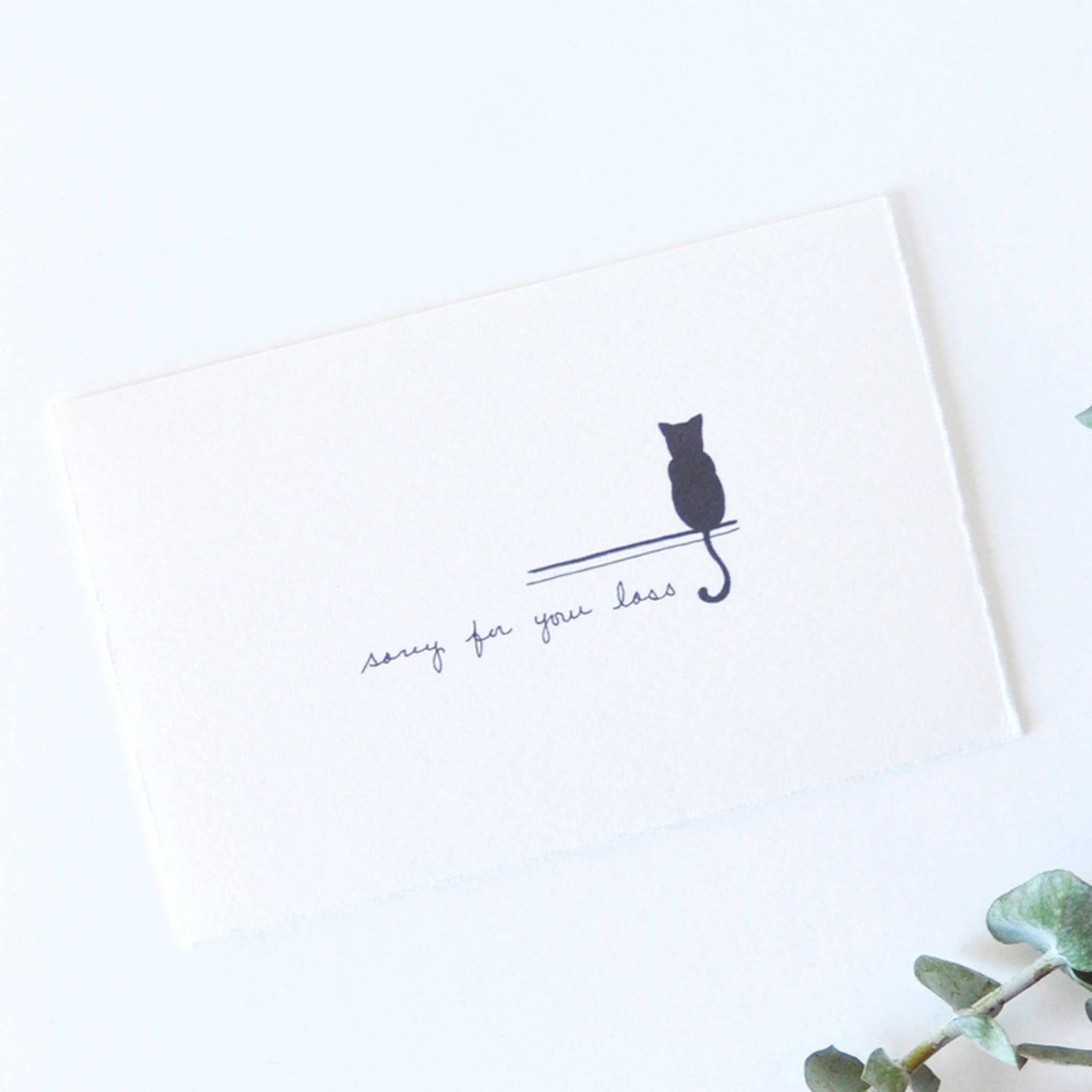 Sorry For Your Loss Cat | Greeting Card