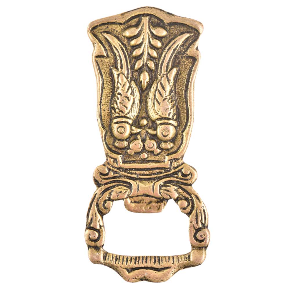 Brass Bottle Opener Parrots