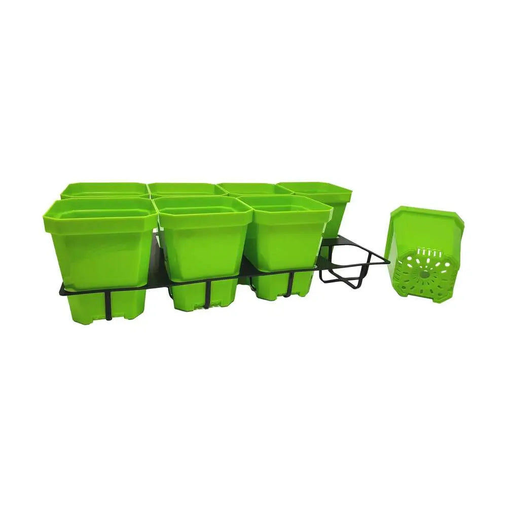 5" Square Coloured Pot