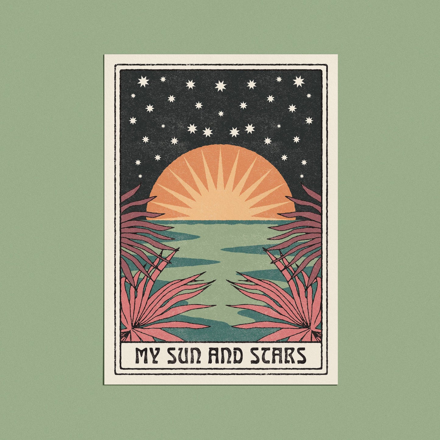 My Sun and Stars Card