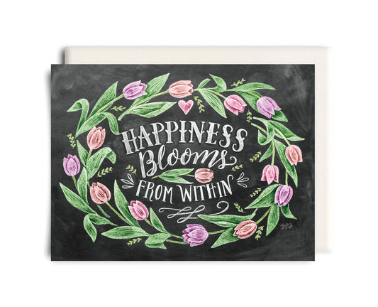 Happiness Blooms from Within | Everyday Greeting Card (Copy)