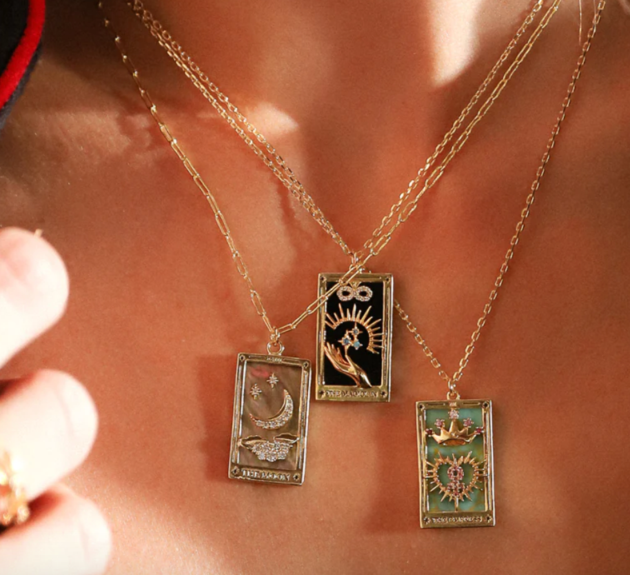 Tarot Card Necklace | The Empress