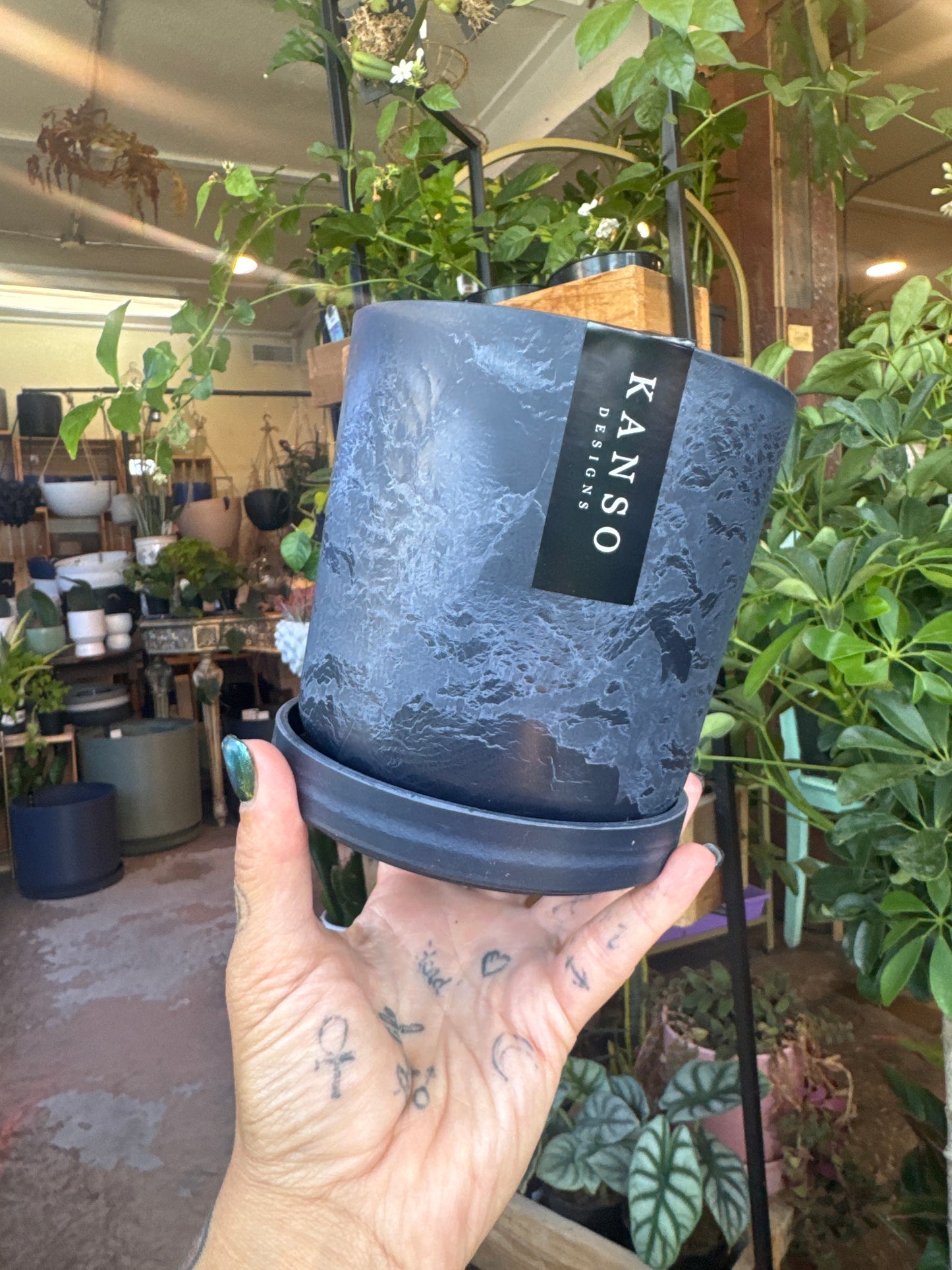 Kanso | Cyclinder Pot & Saucer