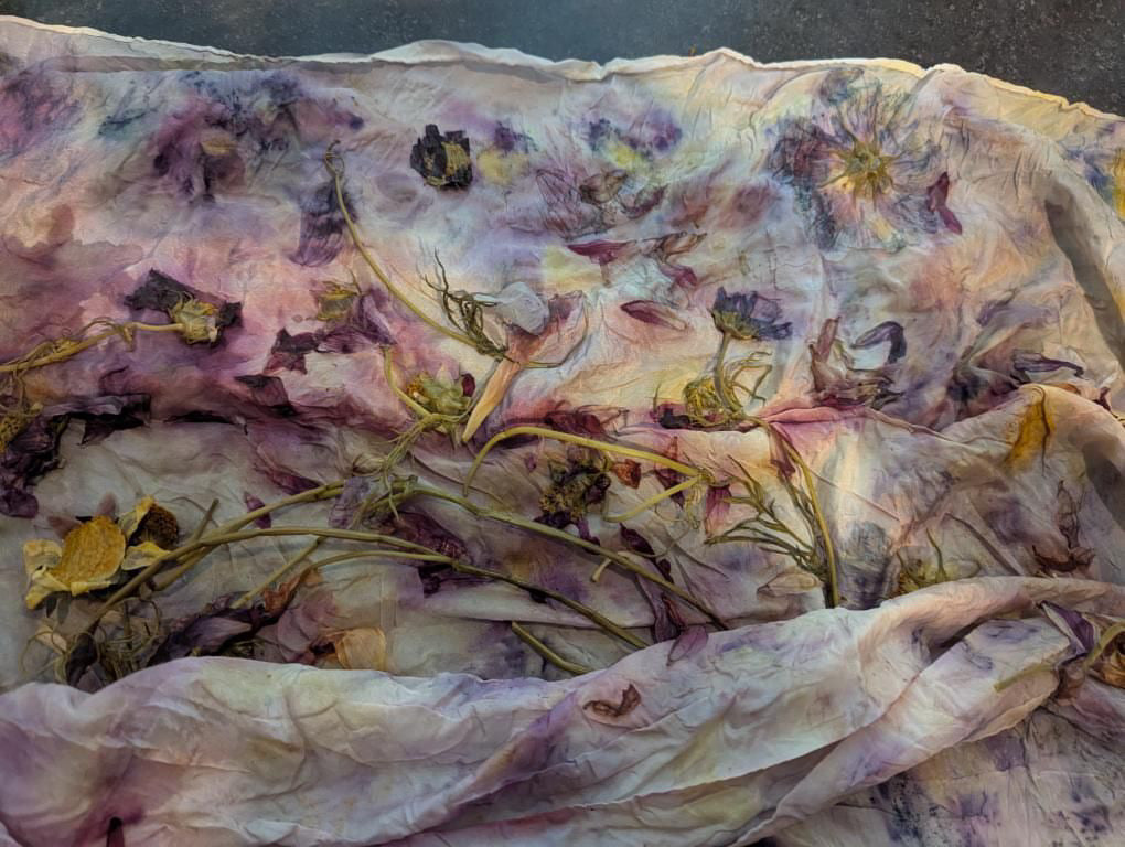 Floral Dyeing, Printing and Bouquet Making Sept 7 | Workshop