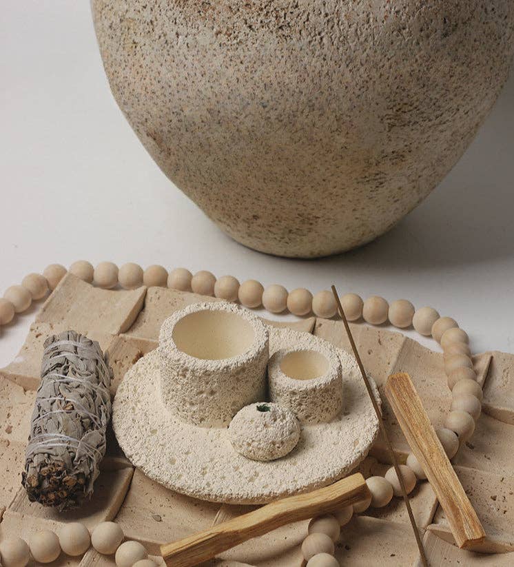 Sage Thread Peruvian Sacred Wood Burning Holder