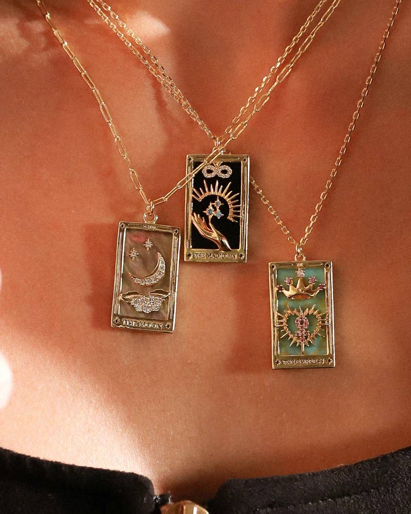 Tarot Card Necklace | The Magician