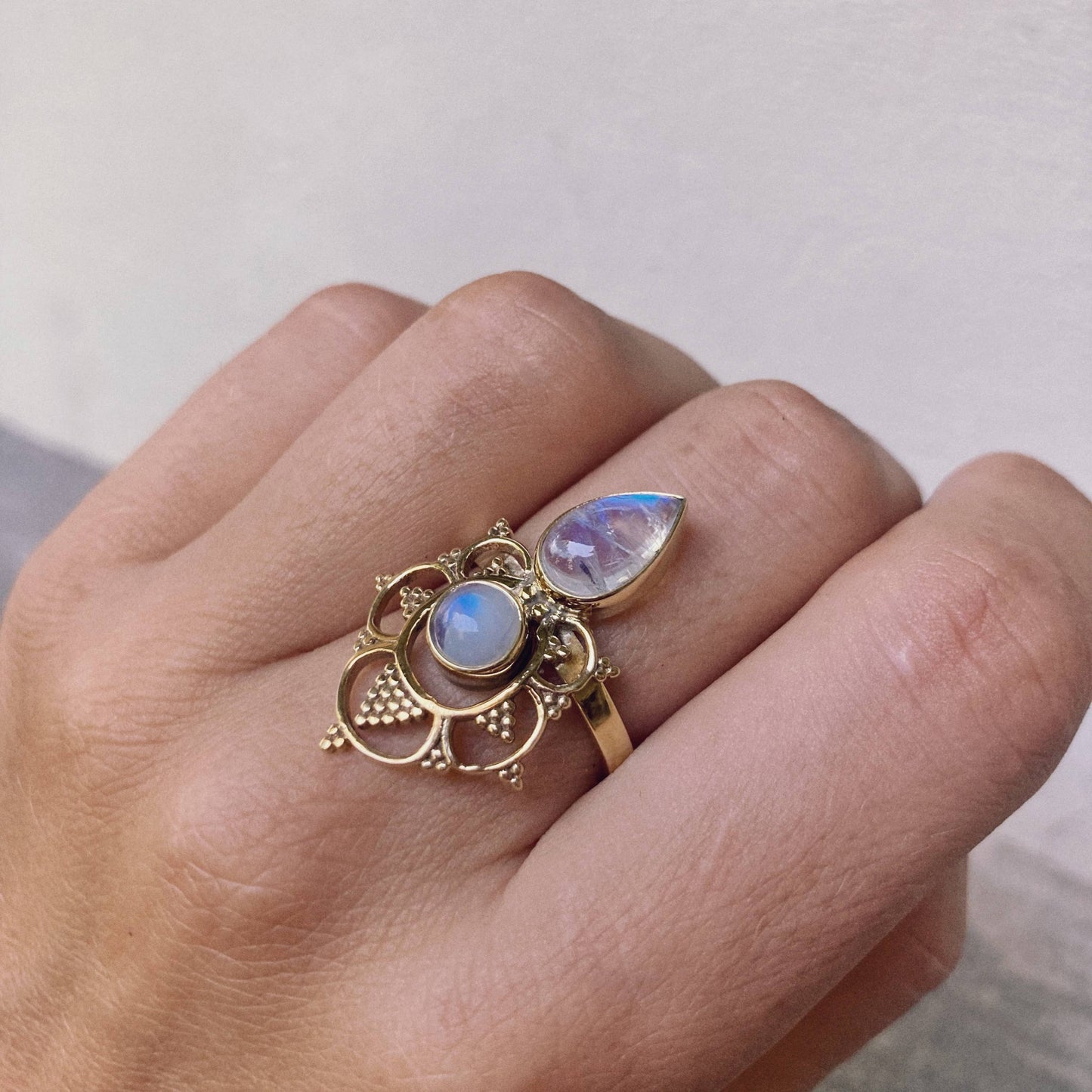 Moonstone Ring | Birth of a Goddess