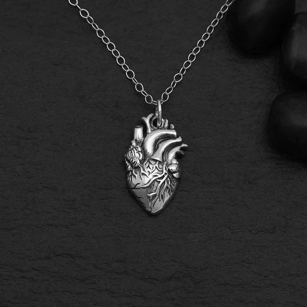 Nina Designs | Anatomical Heart Necklace