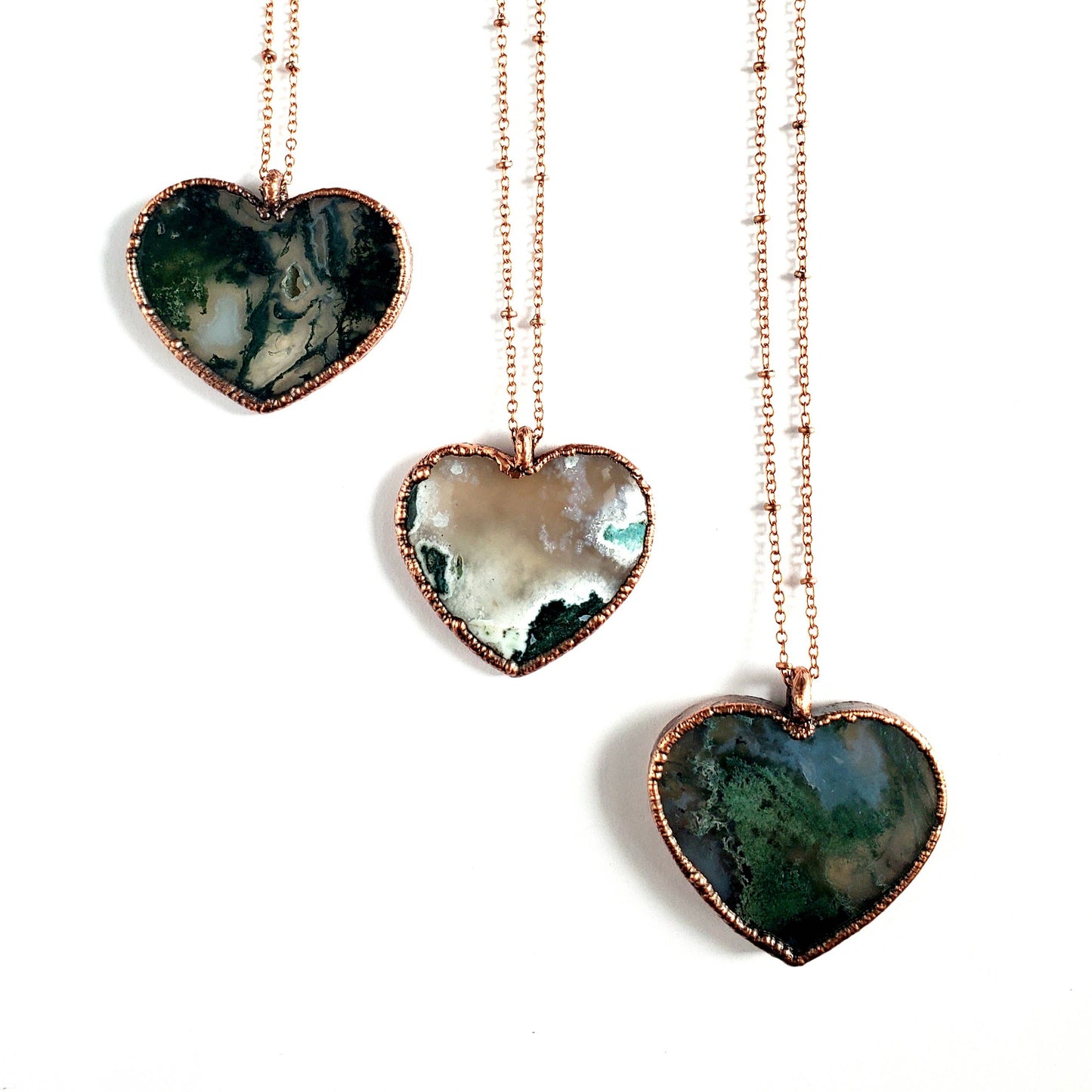 Gemstone Heart Necklace