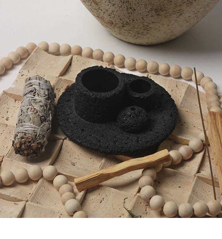 Sage Thread Peruvian Sacred Wood Burning Holder