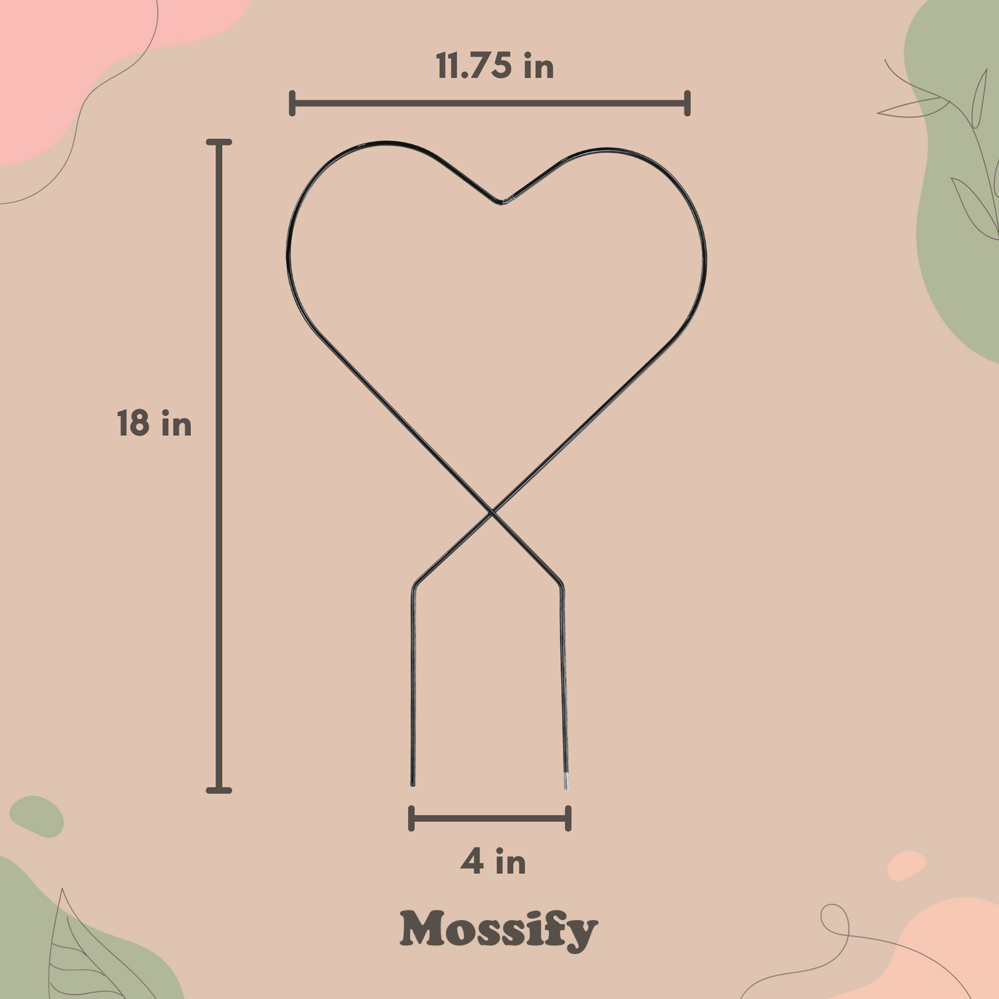 MOSSify | Heart Trellis