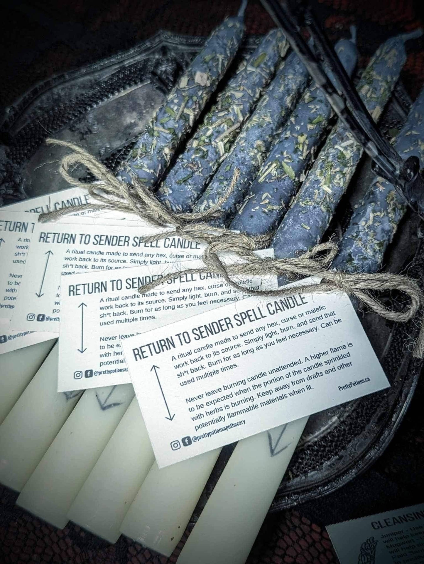 Return to Sender Spell Taper Candle