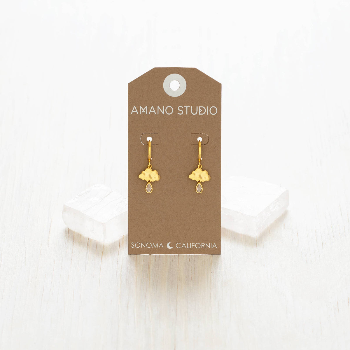 Raincloud Huggie Hoop Earrings