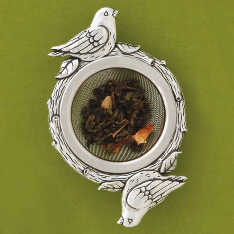 Metal Tea Strainer | Birds