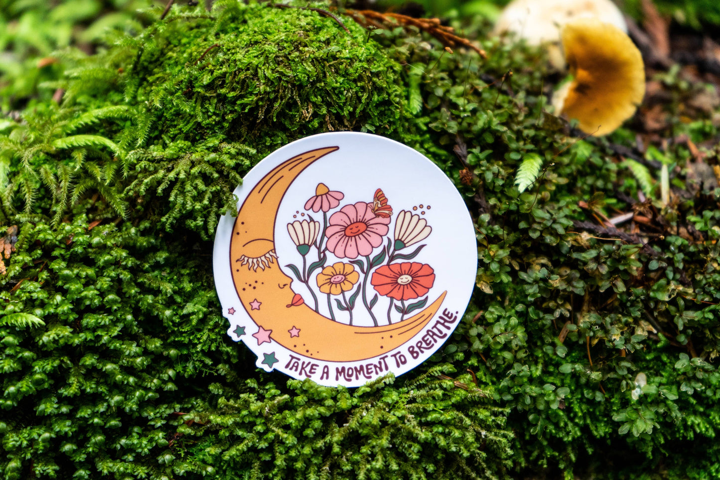 Sticker Take a Moment to Breathe