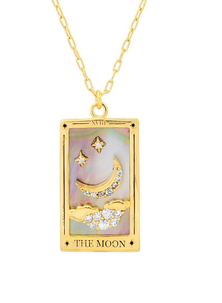 Tarot Card Necklace | The Moon